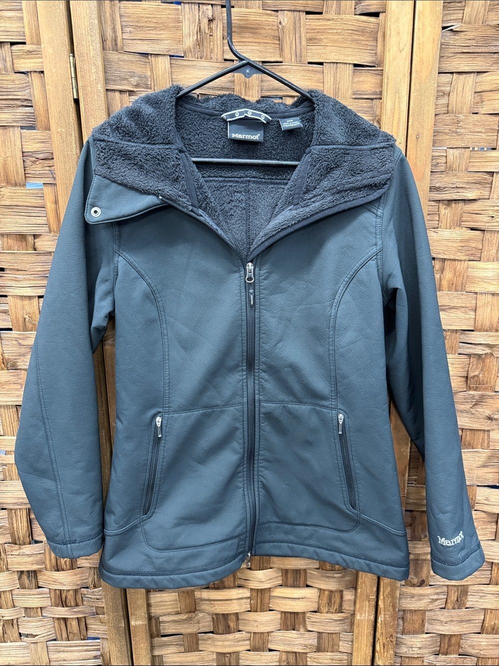Marmot Women's Black Fleece-Lined Utility Jacket